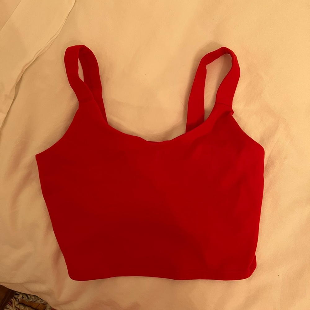 Alo cherry red top